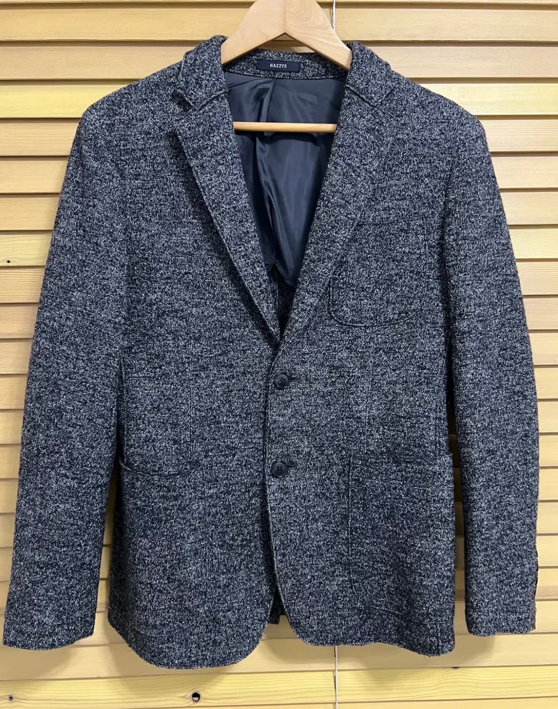 헤지스 남성 보카시그레이 울저지자켓 95 상품이미지2