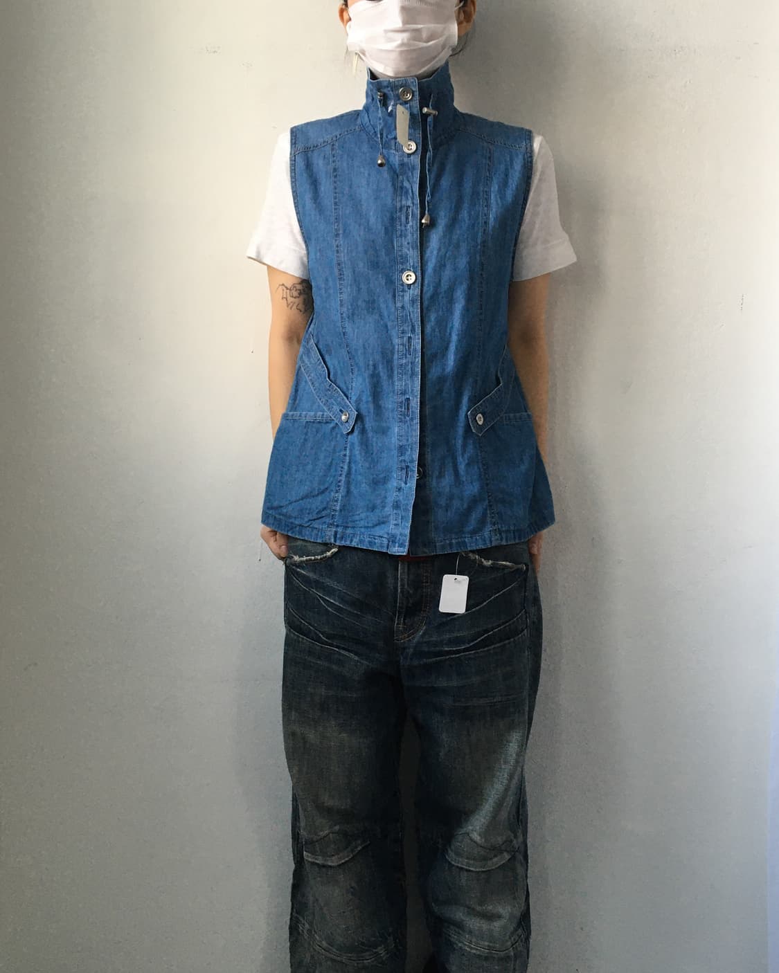High neck vest 상품이미지6