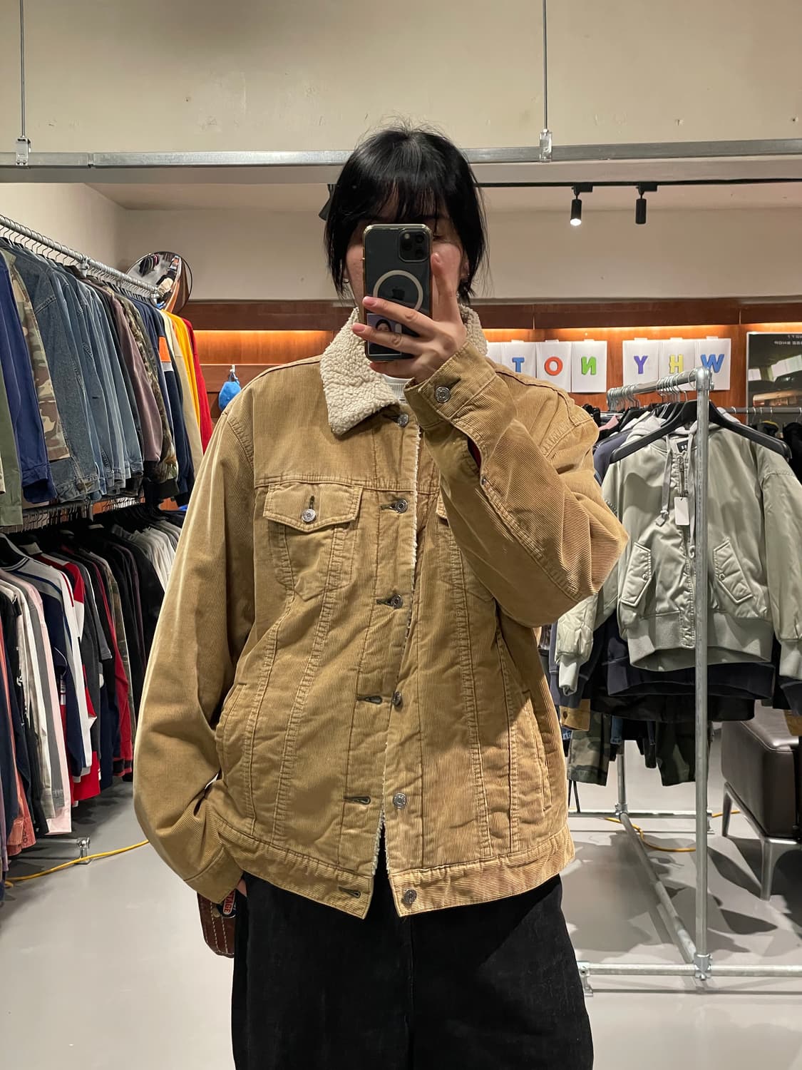 GAP 코듀로이 쉐르파 자켓 상품이미지1