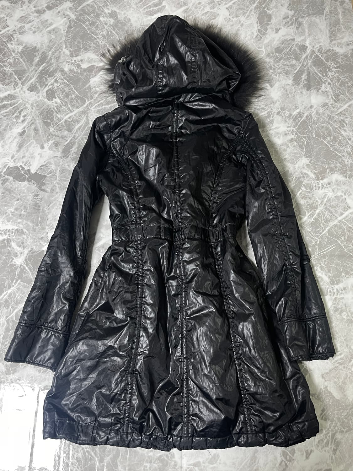 vicky black fur jacket 상품이미지6