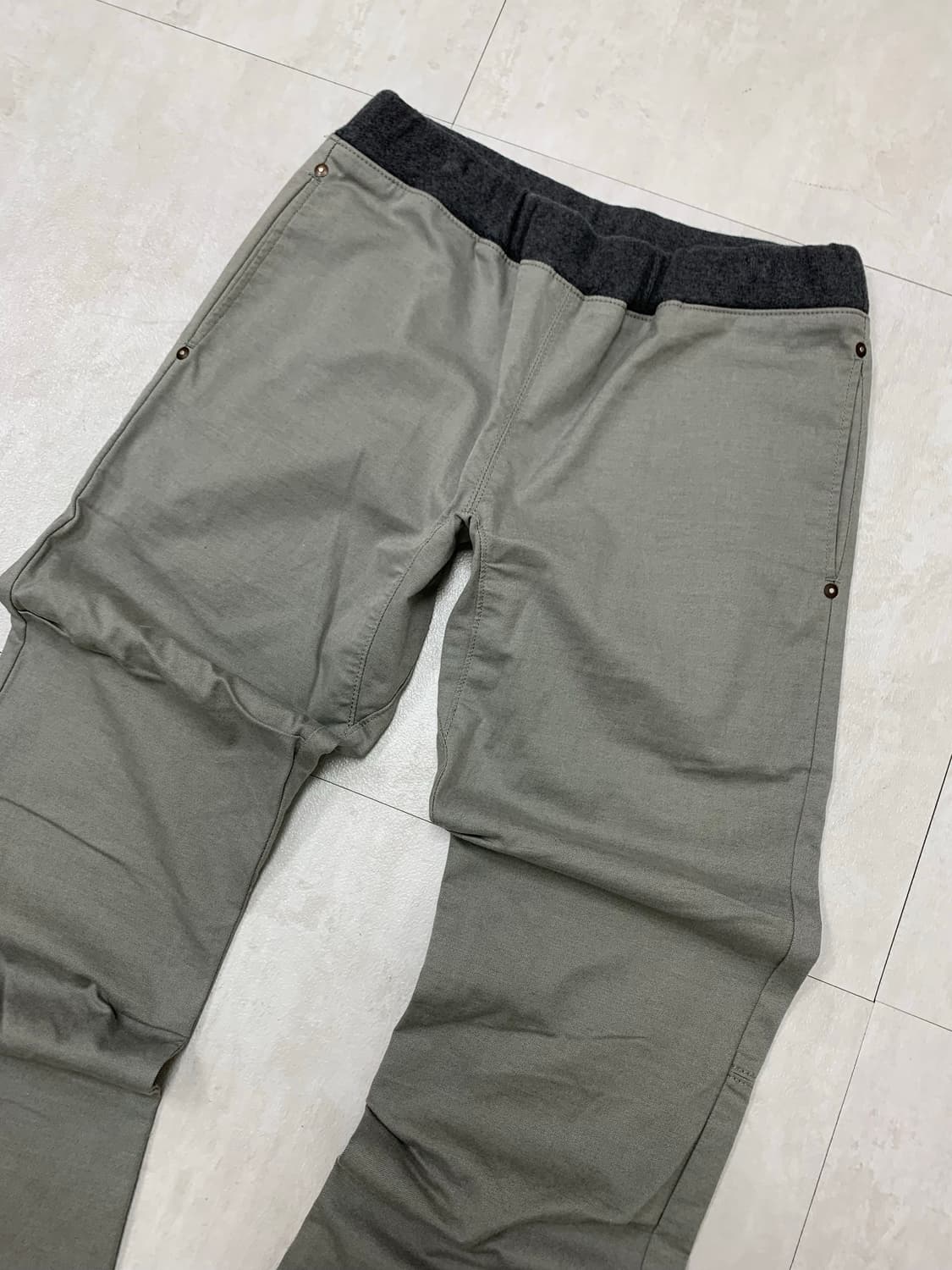 Studio oribe 그레이 코튼 팬츠 #108 상품이미지2