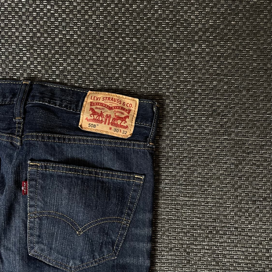 (32) 리바이스 508 30X32 진청 데님 팬츠 상품이미지5