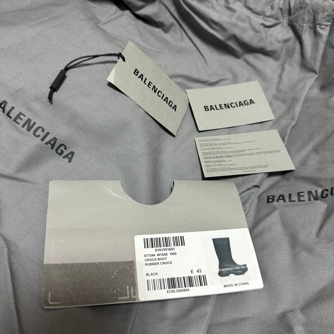 발렌시아가 크록스 부츠 상품이미지8