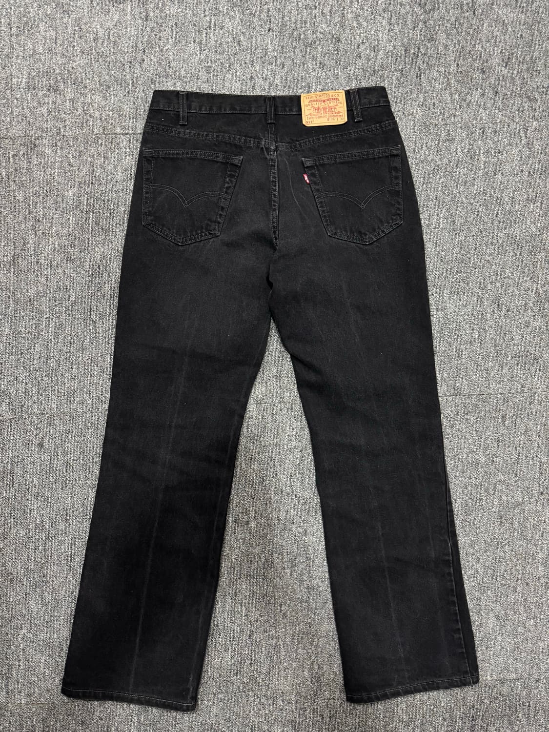 90s USA 리바이스 517 블랙 워시드 데님 36 상품이미지7
