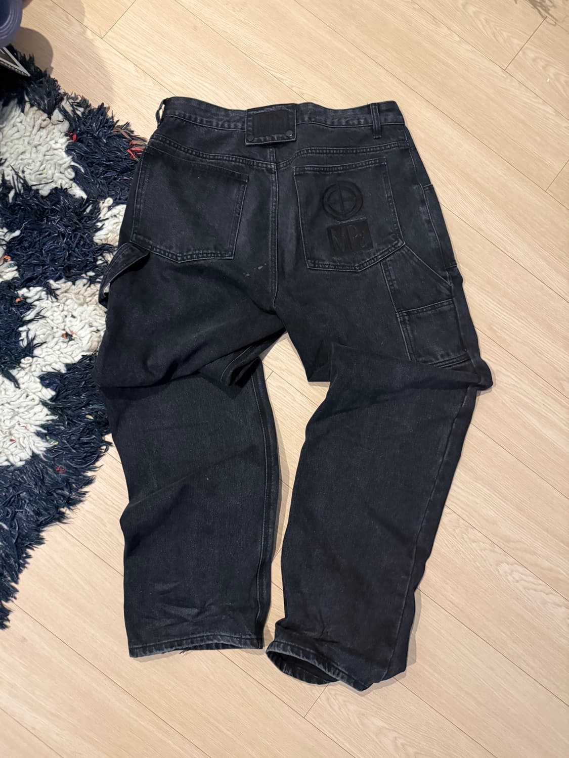 [L] 플라스틱프로덕트 페인터 데님 블랙 상품이미지2