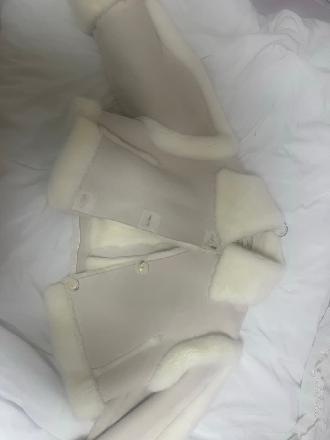 쓰리타임즈 21fw 퍼자켓 핑크 상품이미지1