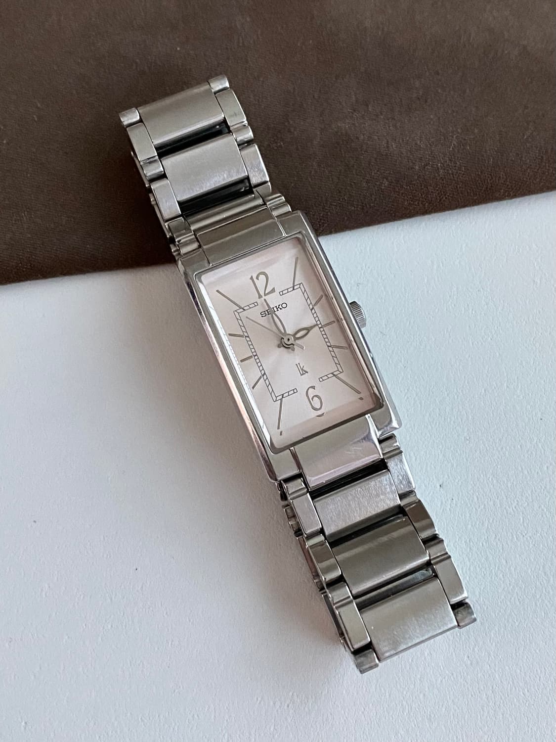 Seiko 세이코 lk 루키아 스퀘어 쿼츠 핑크 레이디스 상품이미지1