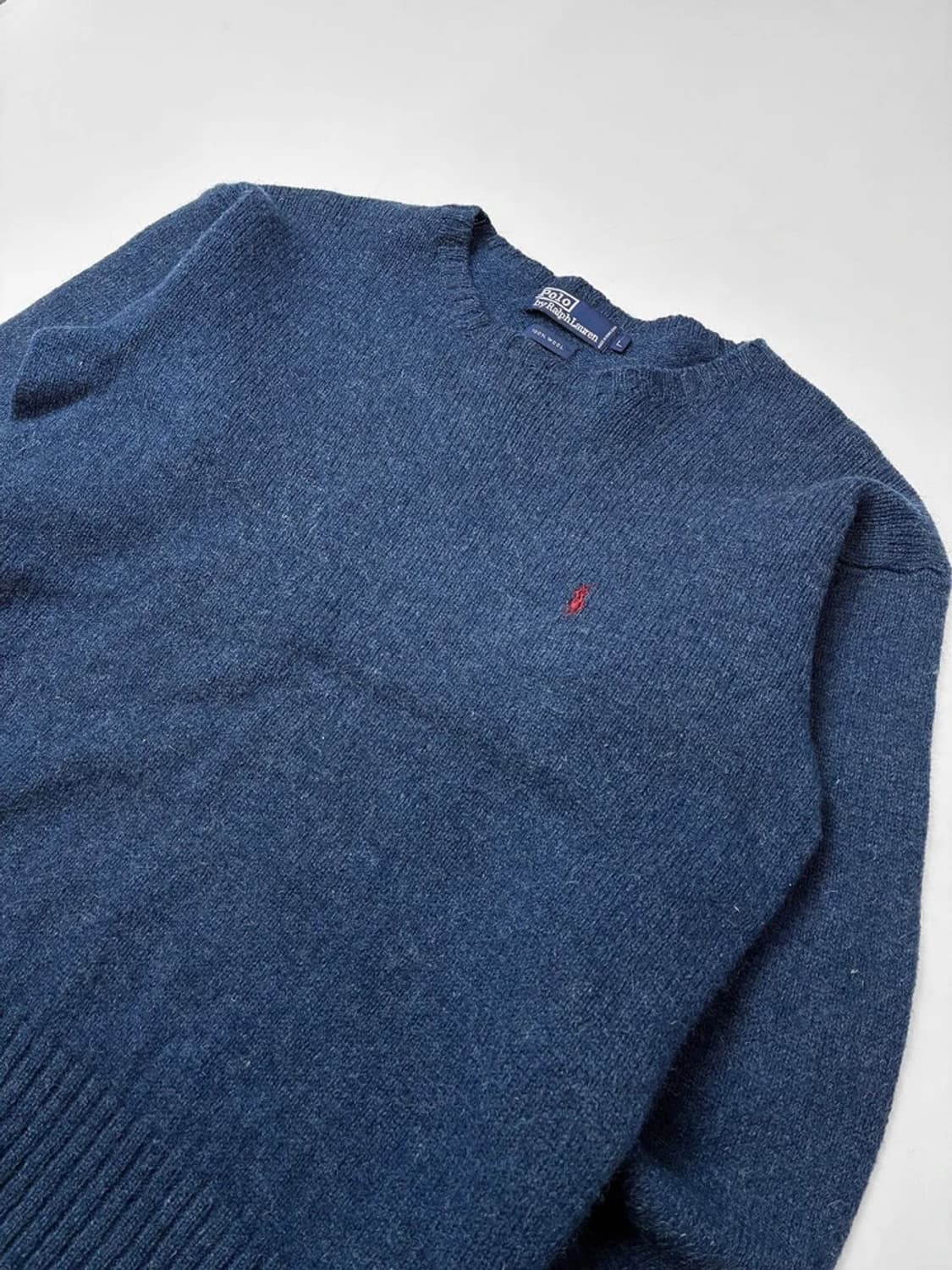 폴로 랄프로렌 90s 100% 울 베이직 로고 니트 PN5192 상품이미지2