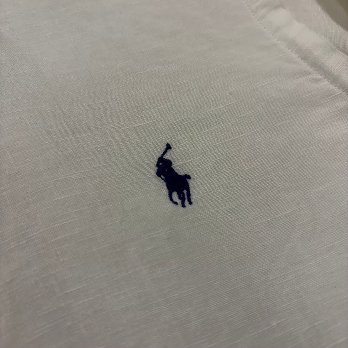 [XS] 폴로 랄프로렌 화이트 린넨 셔츠 D361 상품이미지4