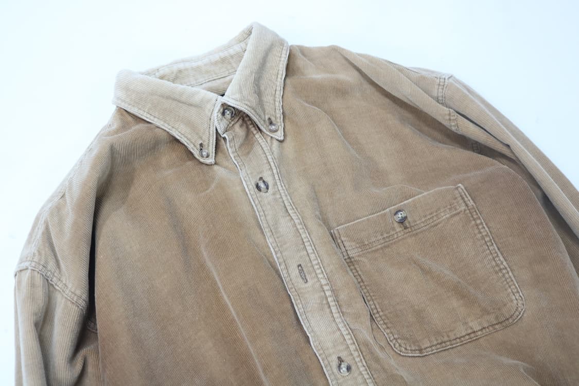 90s 유니클로 페이딩 코듀로이 셔츠 상품이미지3
