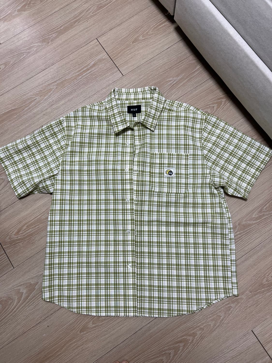 허프 huf TOTAL ECLIPSE PLAID SHIRT (L) 상품이미지2