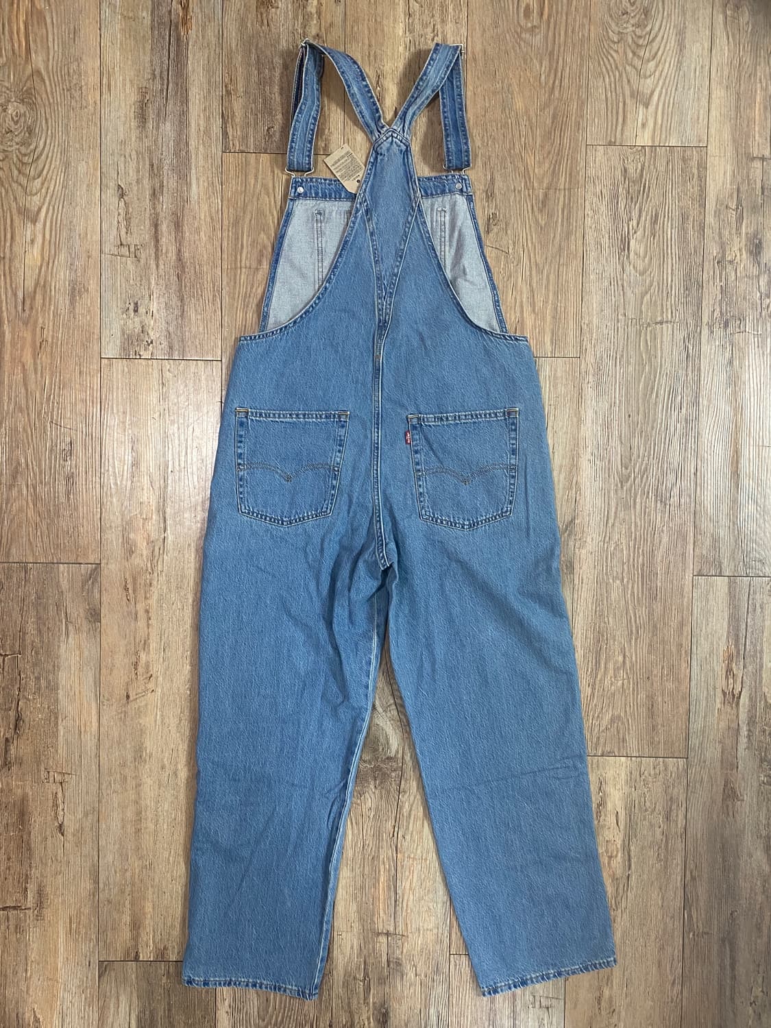 (새상품)리바이스 배기 오버롤 멜빵 청바지 M 상품이미지2