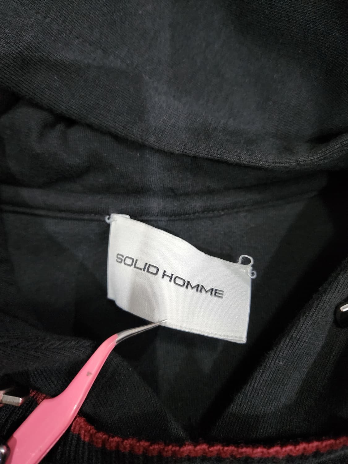 SOLID HOMME 솔리드 옴므 스티치 디테일 후드티 48 상품이미지8