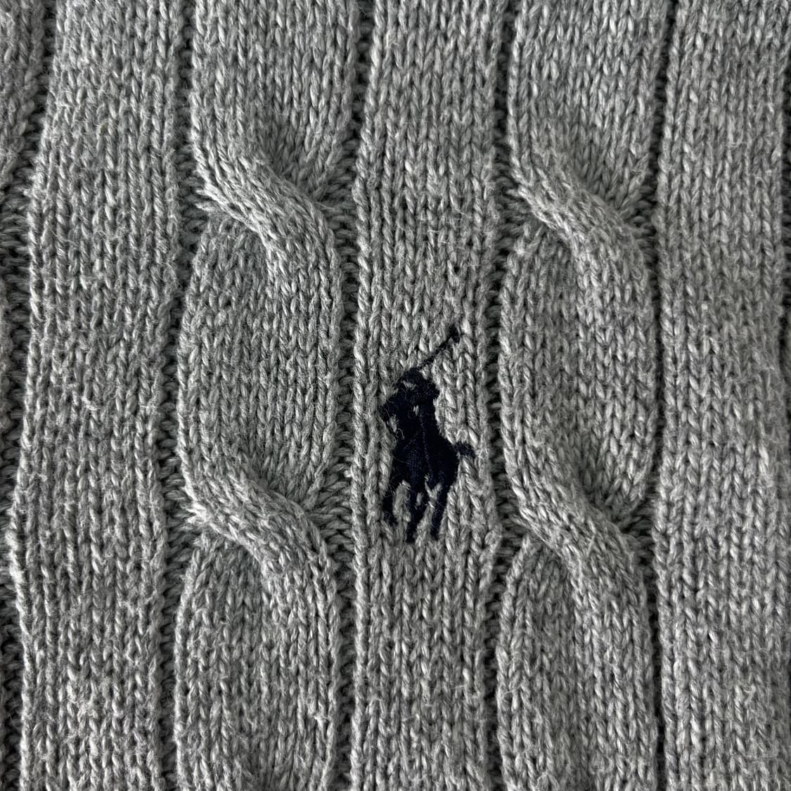 95 폴로랄프로렌 신형라벨 꽈배기 니트집업 상품이미지3