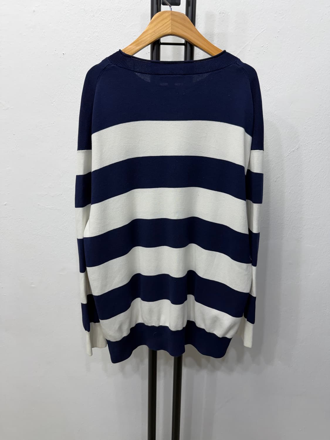 정품) COS 코스 여성 오버사이즈 스트라이프 니트 XS 상품이미지4