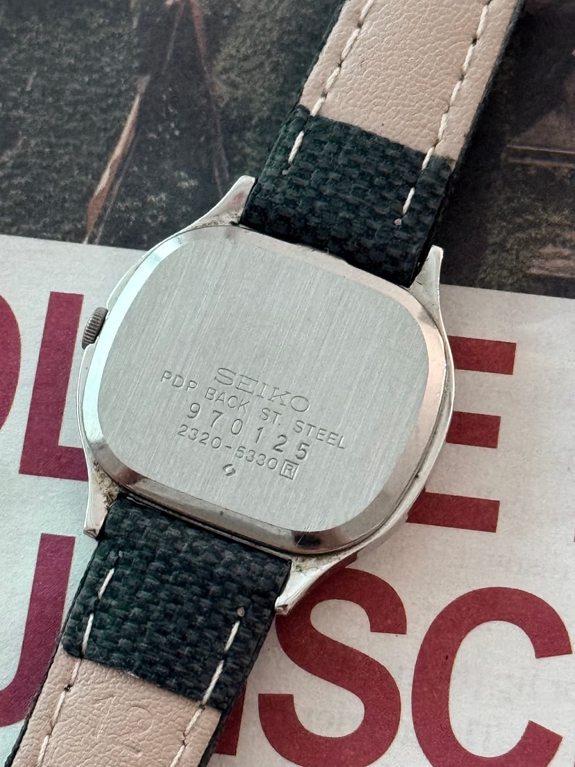 Seiko 세이코 스퀘어 쿼츠 2320 상품이미지4