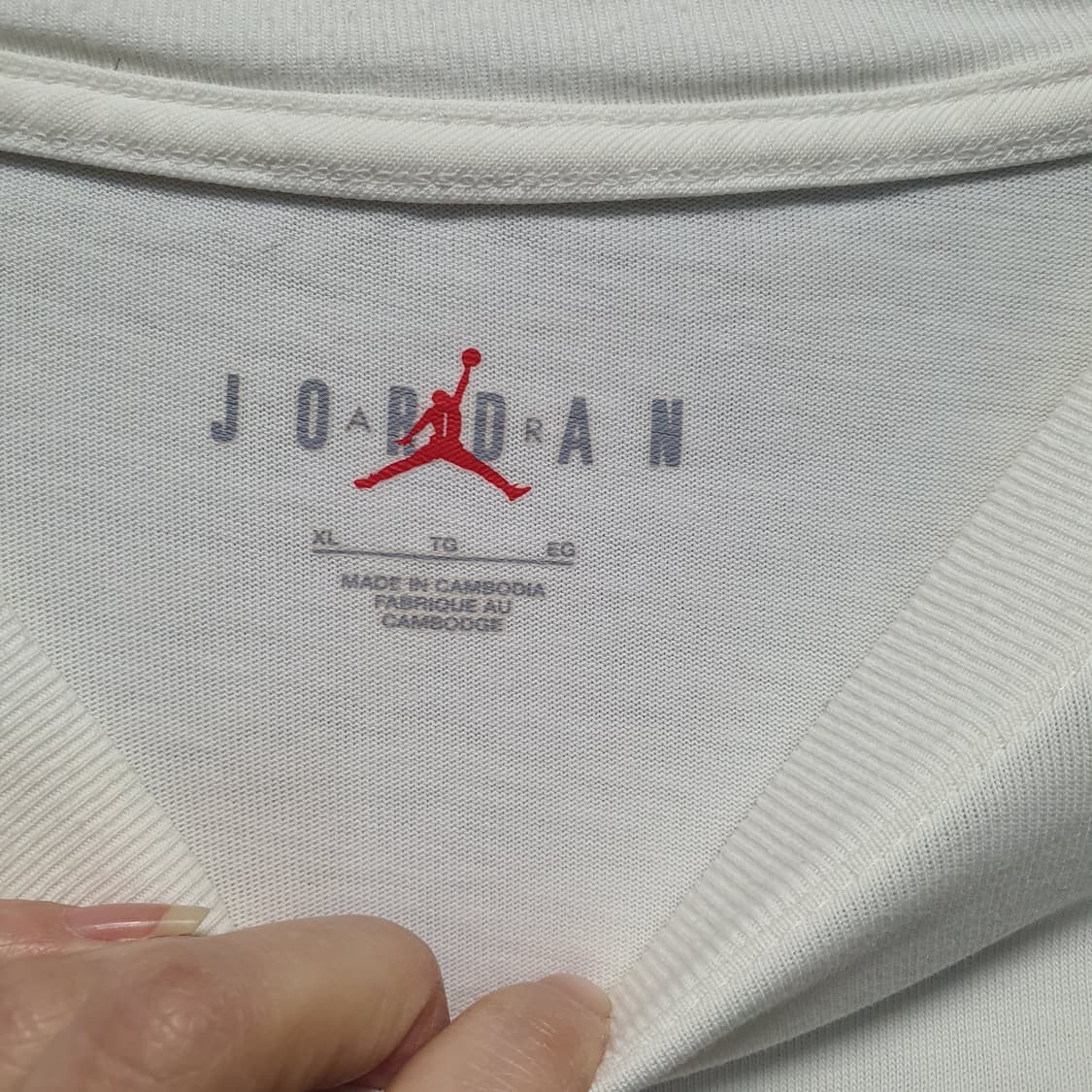 조던 점프맨 반팔 티셔츠 아이보리  상품이미지4