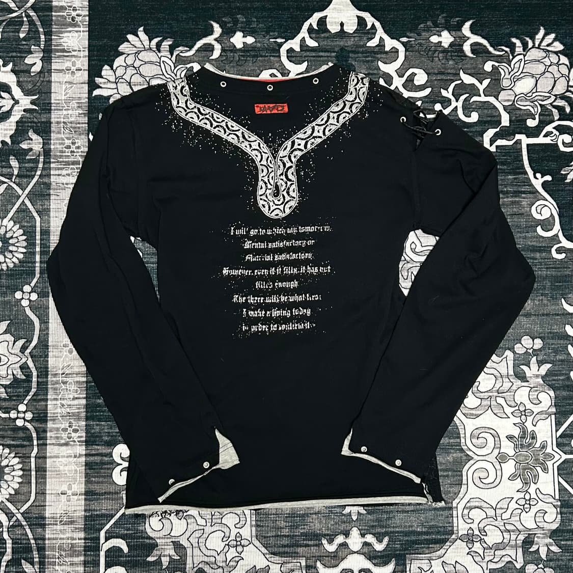 매드펑크 고스 아일렛 십자가 티셔츠 vkei v-kei 상품이미지2