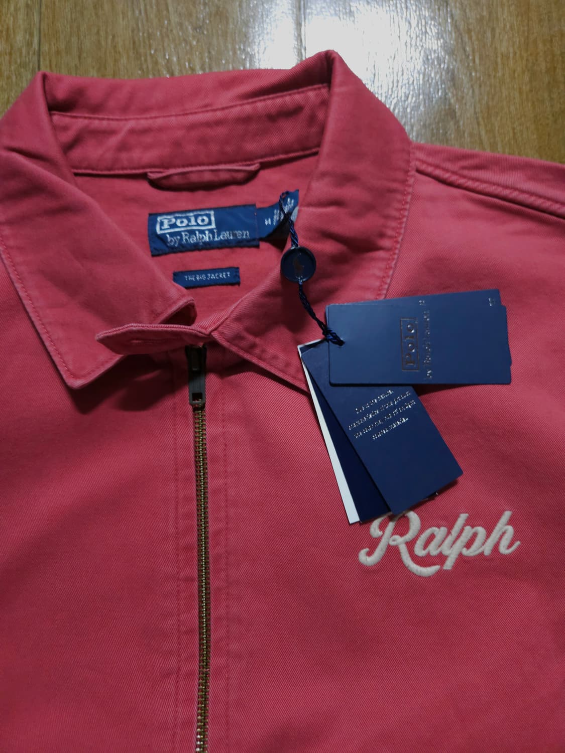 폴로 랄프 로고 빅자켓 더스트핑크 상품이미지5