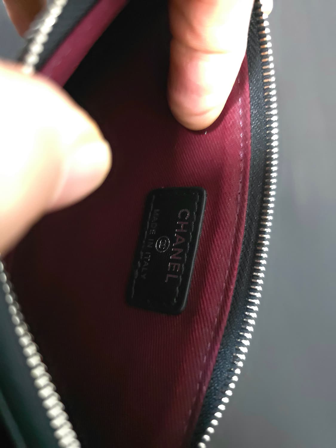 샤넬 정품 클래식 캐비어 스몰 클러치 미니 파우치 카드 지갑 상품이미지5