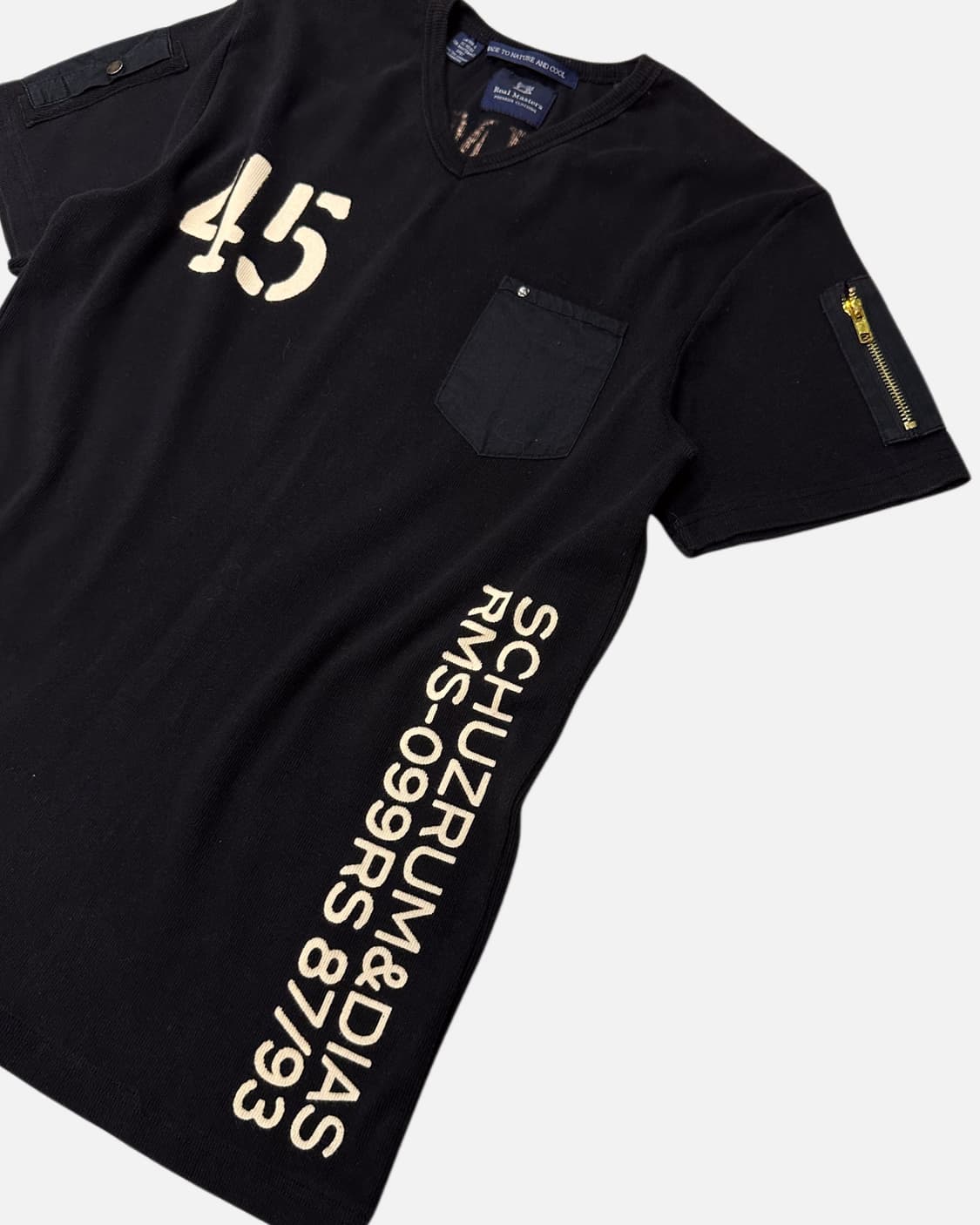 REAL MASTERS military pocket ribbed t 상품이미지3