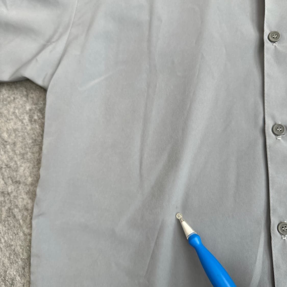 칼탑 Caltop OG 솔리드 반팔 셔츠 그레이 (미국제조 오리지널)  상품이미지9