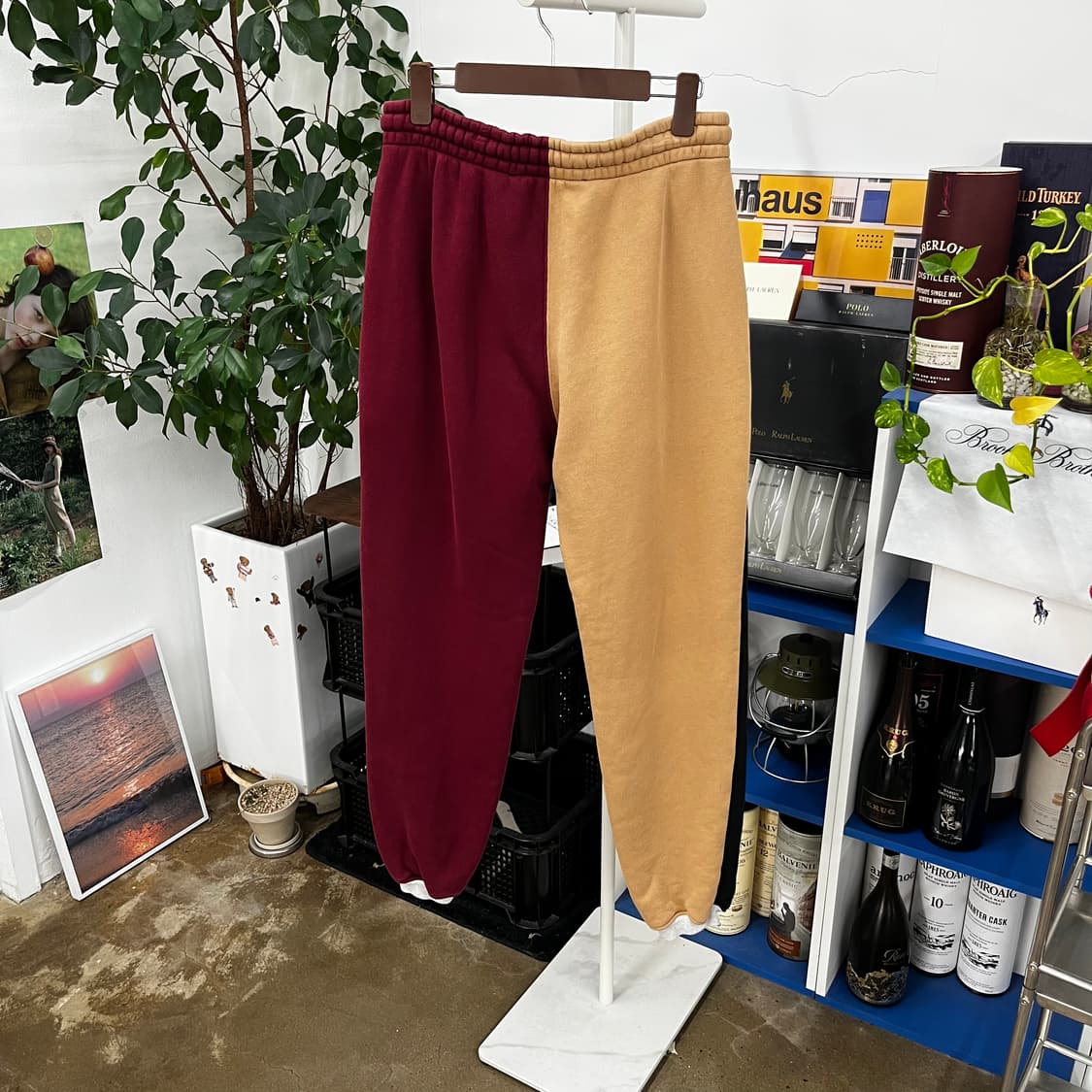 알렉산더왕 우먼 컬러블록 스웻 조거팬츠 XS 상품이미지4