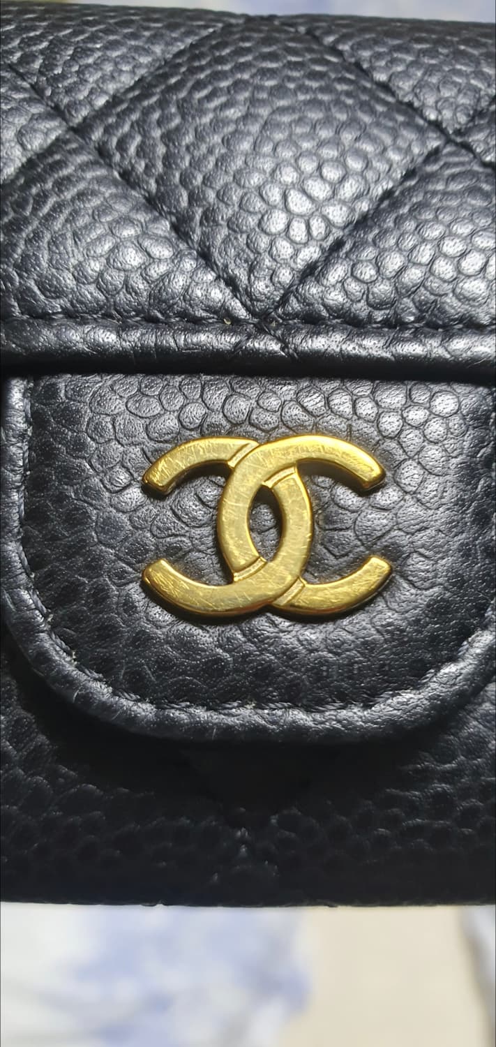 샤넬 캐비어 클똑 카드지갑/지갑 정품S급(보증서O) 상품이미지4