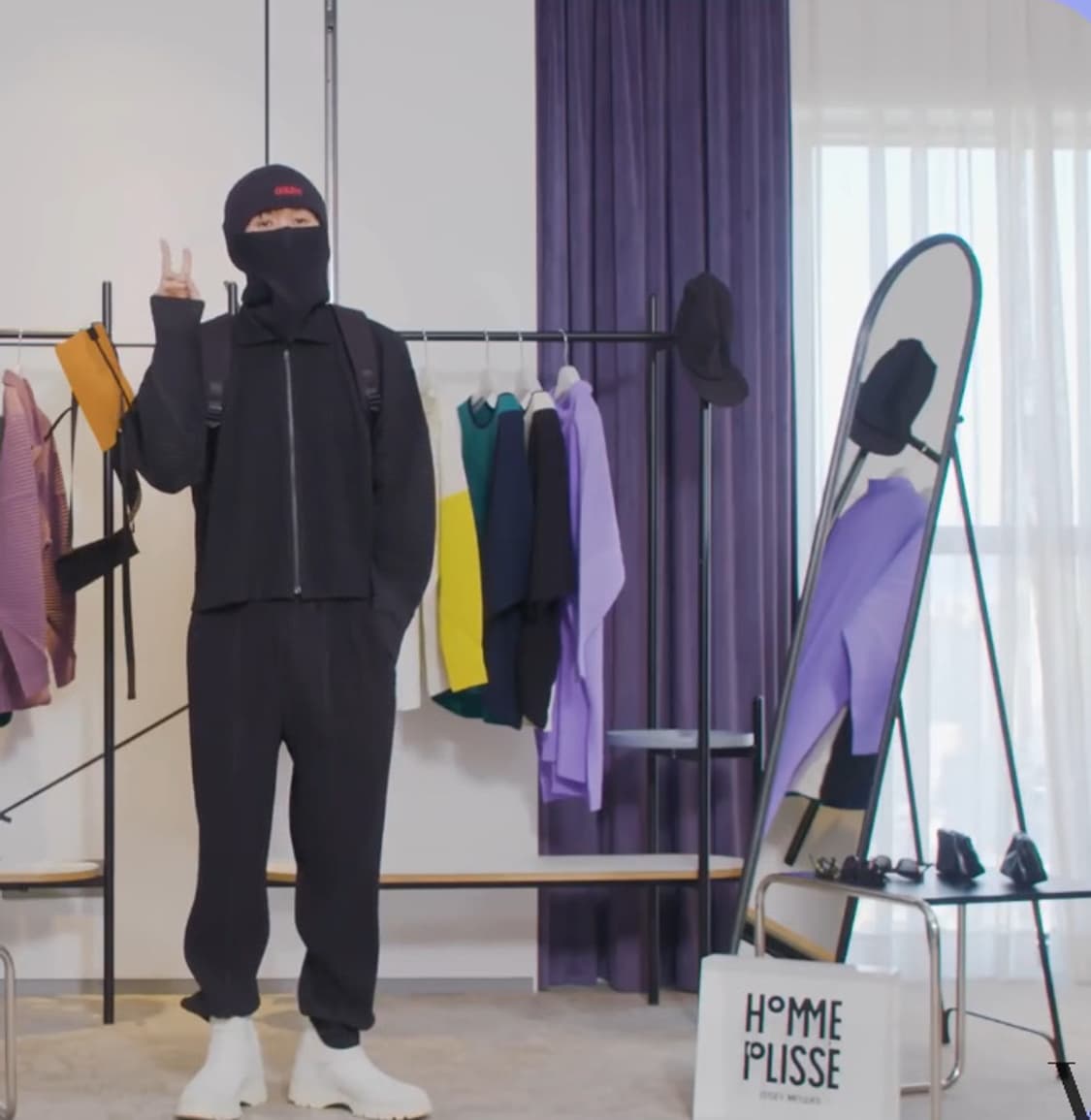 [새상품] 옴므플리세 크롭 블루종 / 자켓 상품이미지3