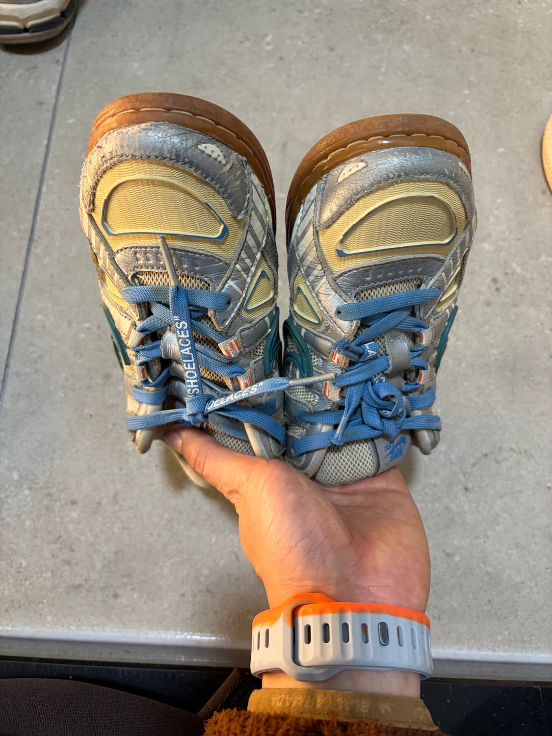 (키즈)나이키 에어 러버 덩크 X 오프화이트 상품이미지4