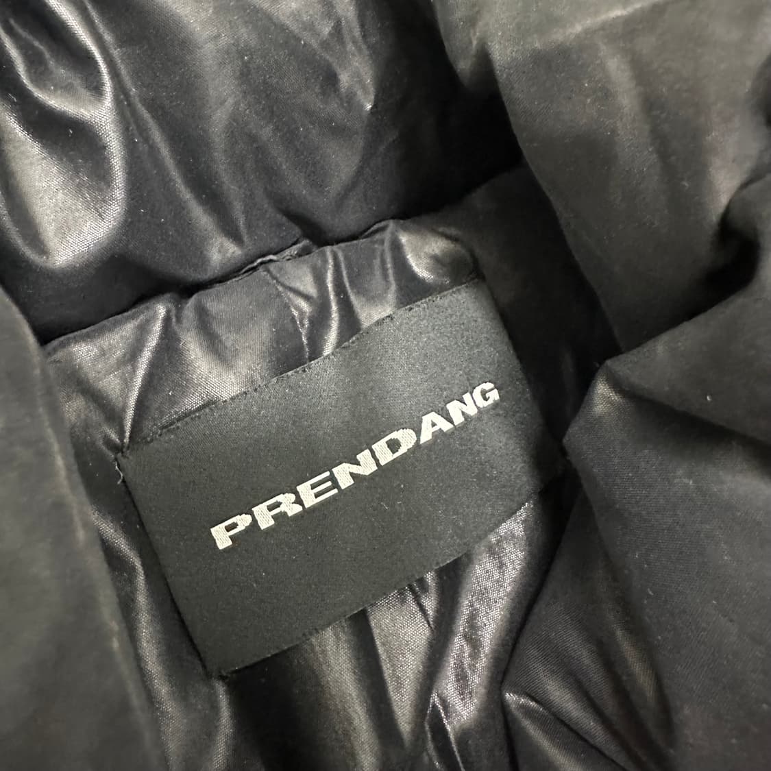 PRENDANG 쁘렝땅 려성 구스다운 패딩 블랙 85(XS) 상품이미지5