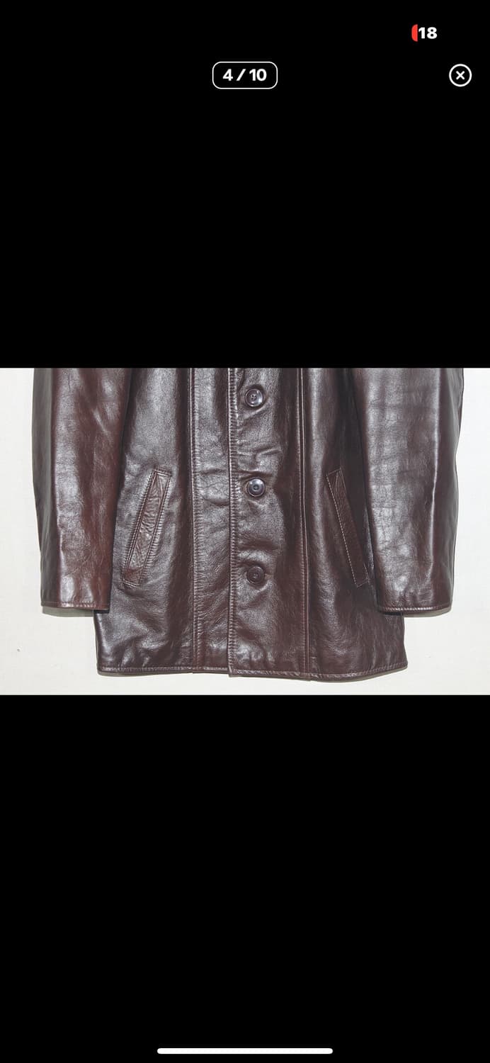 쇼트 가죽자켓 가죽코트 상품이미지4