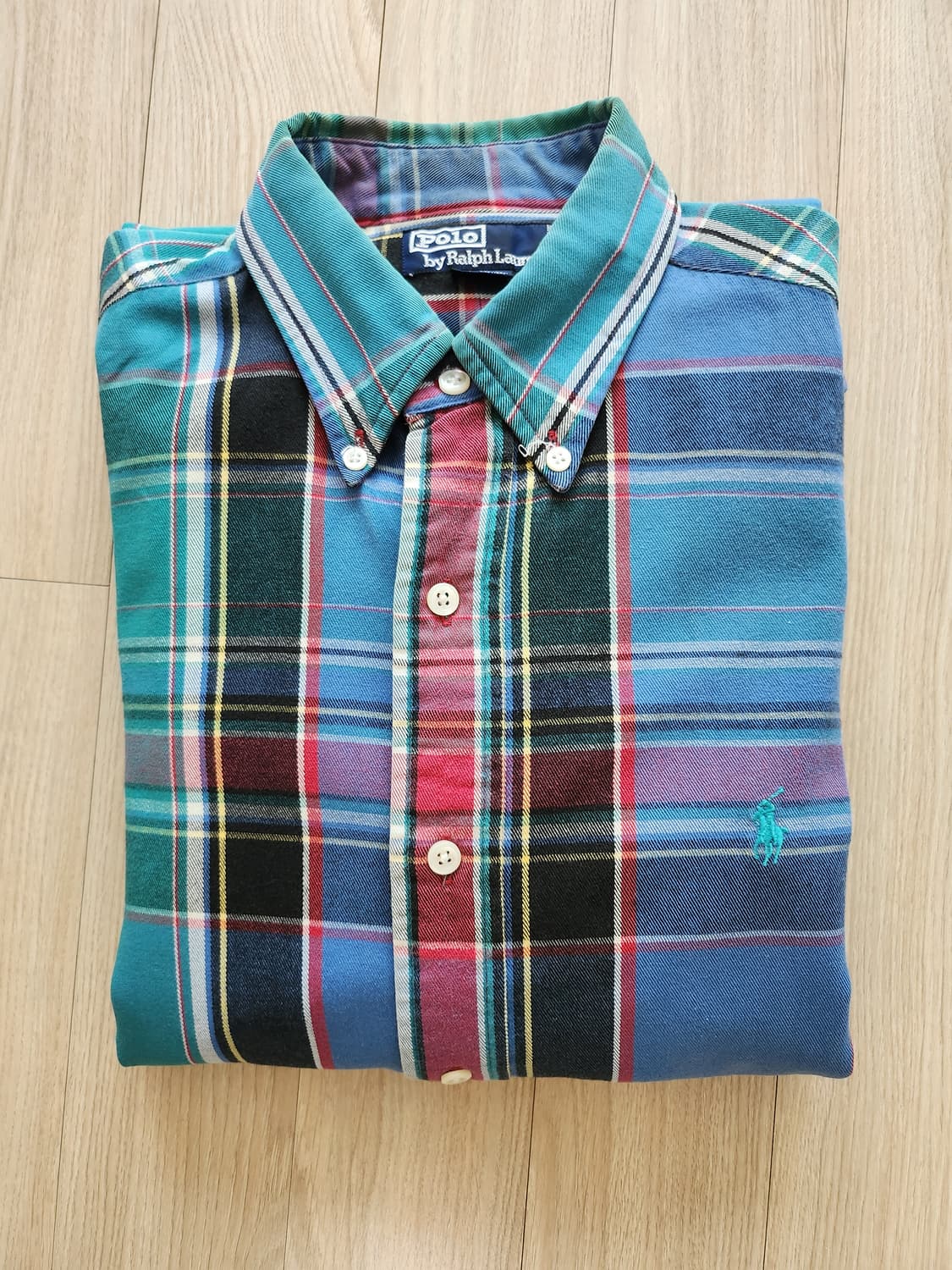 폴로랄프로렌 체크셔츠 (L 상품이미지4