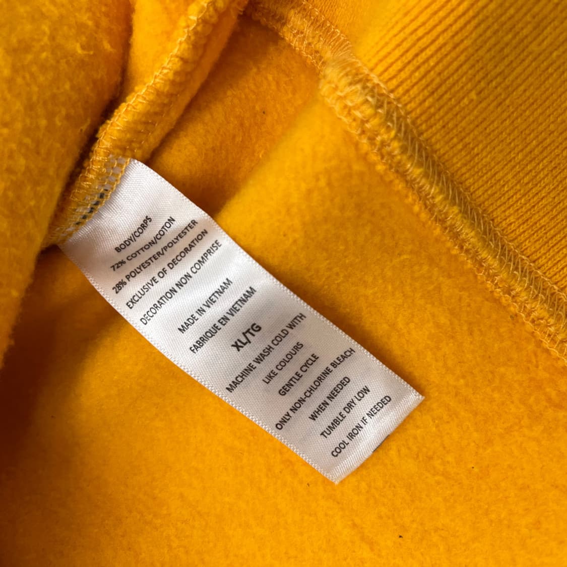 본더치 아이 로고 딥옐로우 맨투맨 XL 상품이미지6