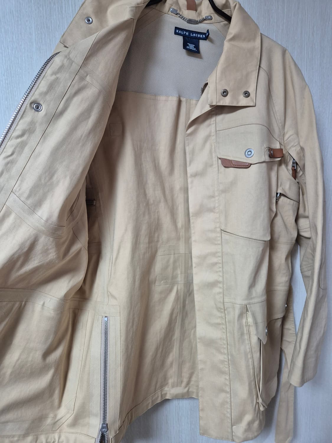 (정품) 폴로 랄프로렌 벨티드 사파리 자켓 방수 자켓 M 상품이미지7