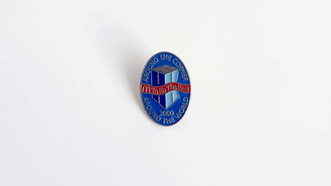 맥도날드 빈티지 크루 핀뱃지 라펠핀 ‘To Be The Best’ 상품이미지6