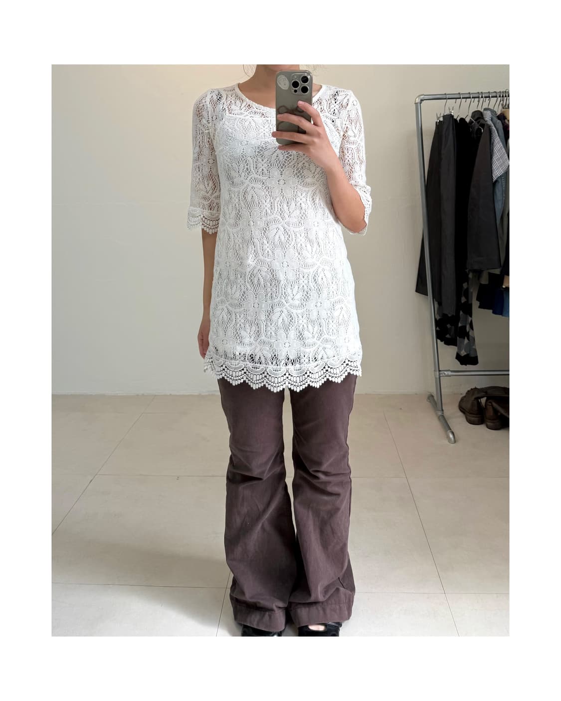 빈티지 레이스 원피스 상품이미지5