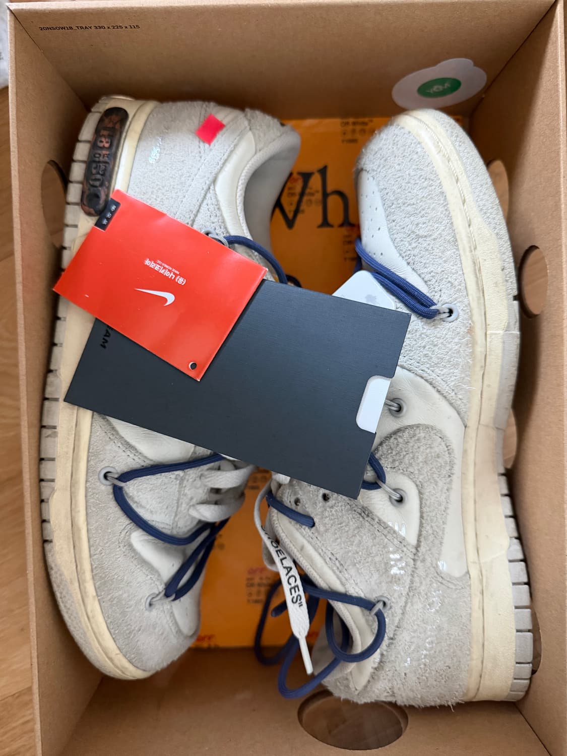 나이키 오프화이트 덩크 lot18 (285) 상품이미지1