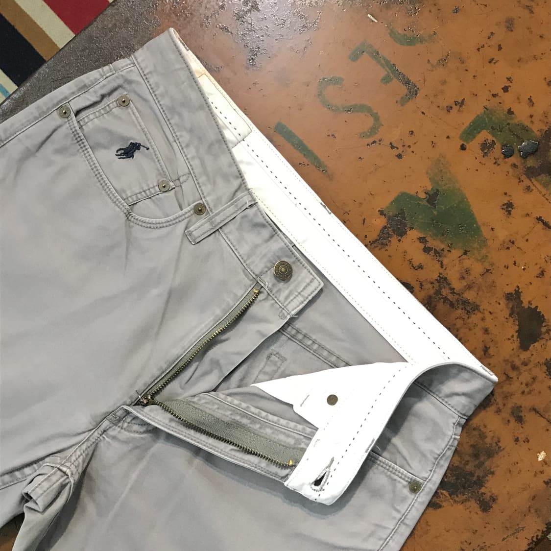 폴로랄프로렌 그레이 코튼 팬츠 허리 33 사이즈  상품이미지4