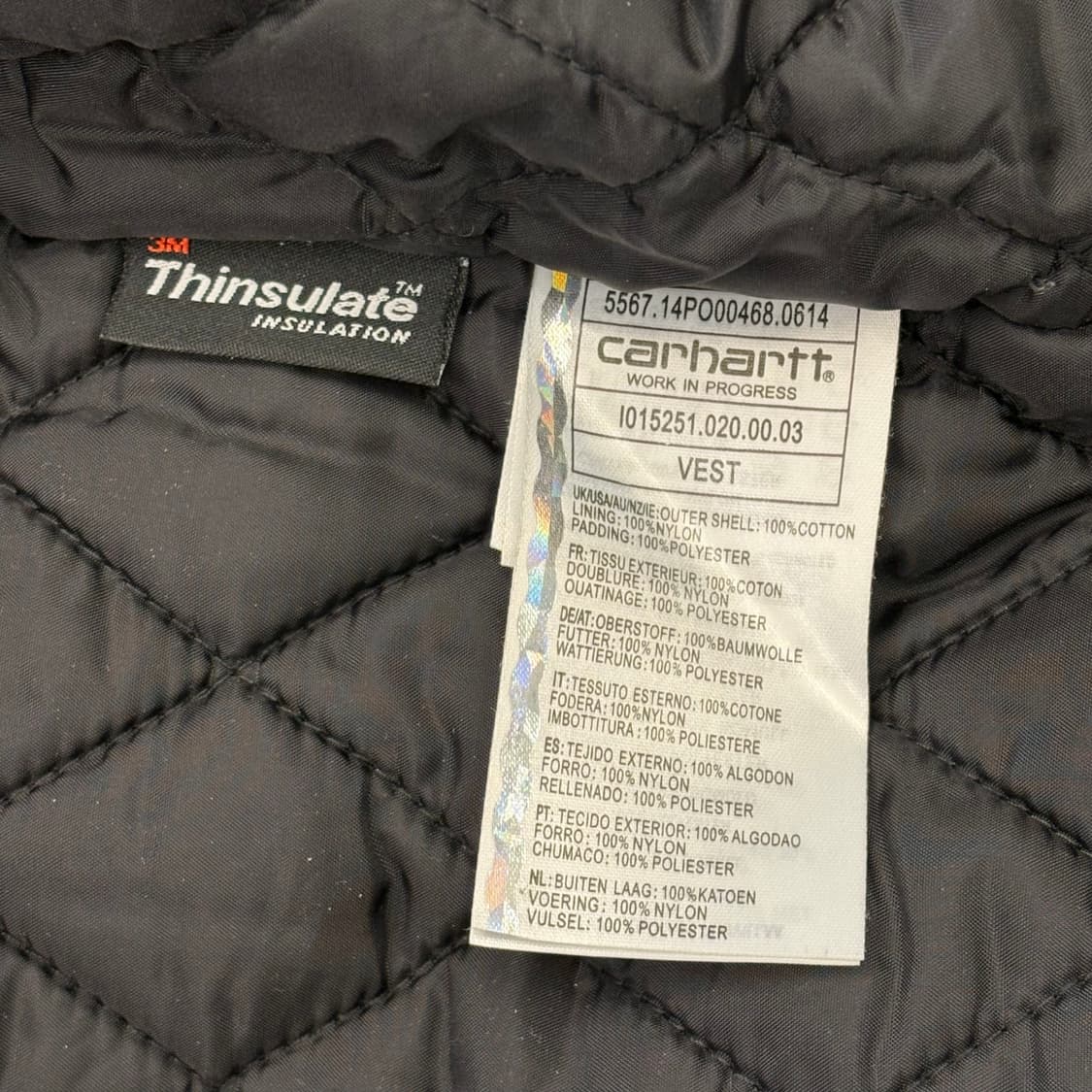 L 칼하트 WIP 레오파드 프린트 베스트 상품이미지5