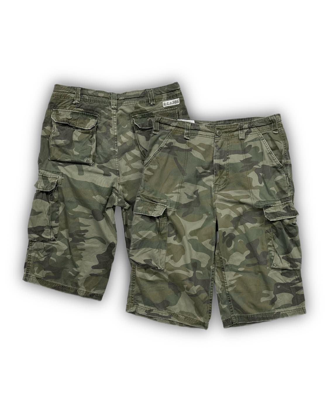camo wide cargo shorts 상품이미지1