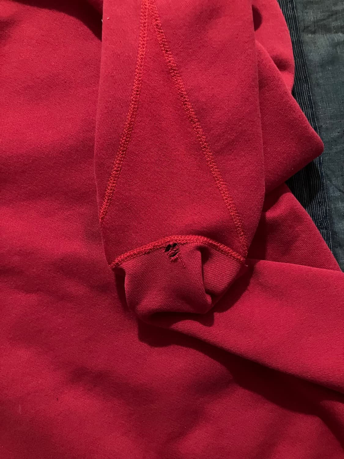 60s 오리지널 빈티지 노브랜드 스웻셔츠 레드 상품이미지4