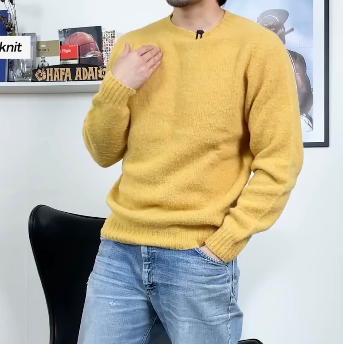 (계좌 에눌 가능) 할리오브스코틀랜드 옐로우 L 상품이미지1