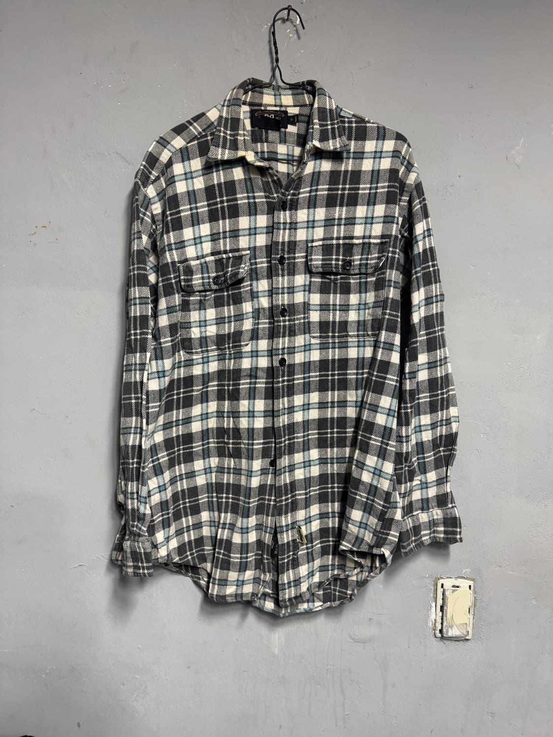 더블알엘 체크패턴 셔츠 S 상품이미지1