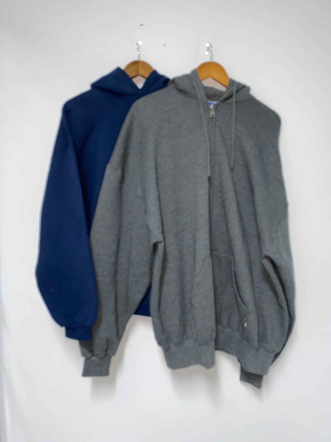 90년대 러셀 에슬레틱 후드집업 차콜 상품이미지5