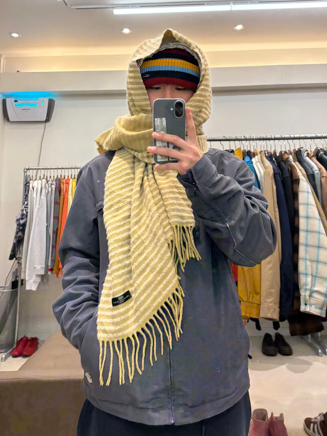 발렌시아가 스트라이프 머플러 상품이미지6