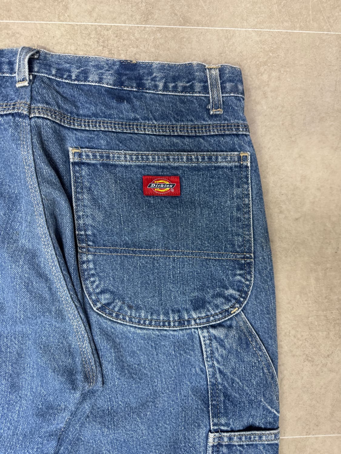 [빈티지] 디키즈(Dickies) 데님 카펜터 워크 팬츠 (중청) 상품이미지5