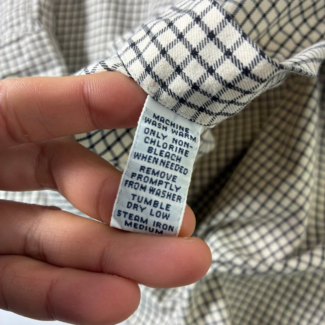 Polo 폴로 랄프로렌 코튼 잔체크 90‘s 오버핏 셔츠 상품이미지5