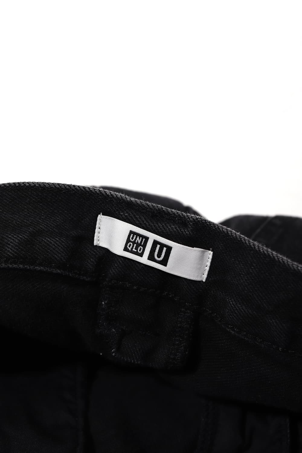 UNIQLO 블랙 커브 팬츠 unisex 25 상품이미지5