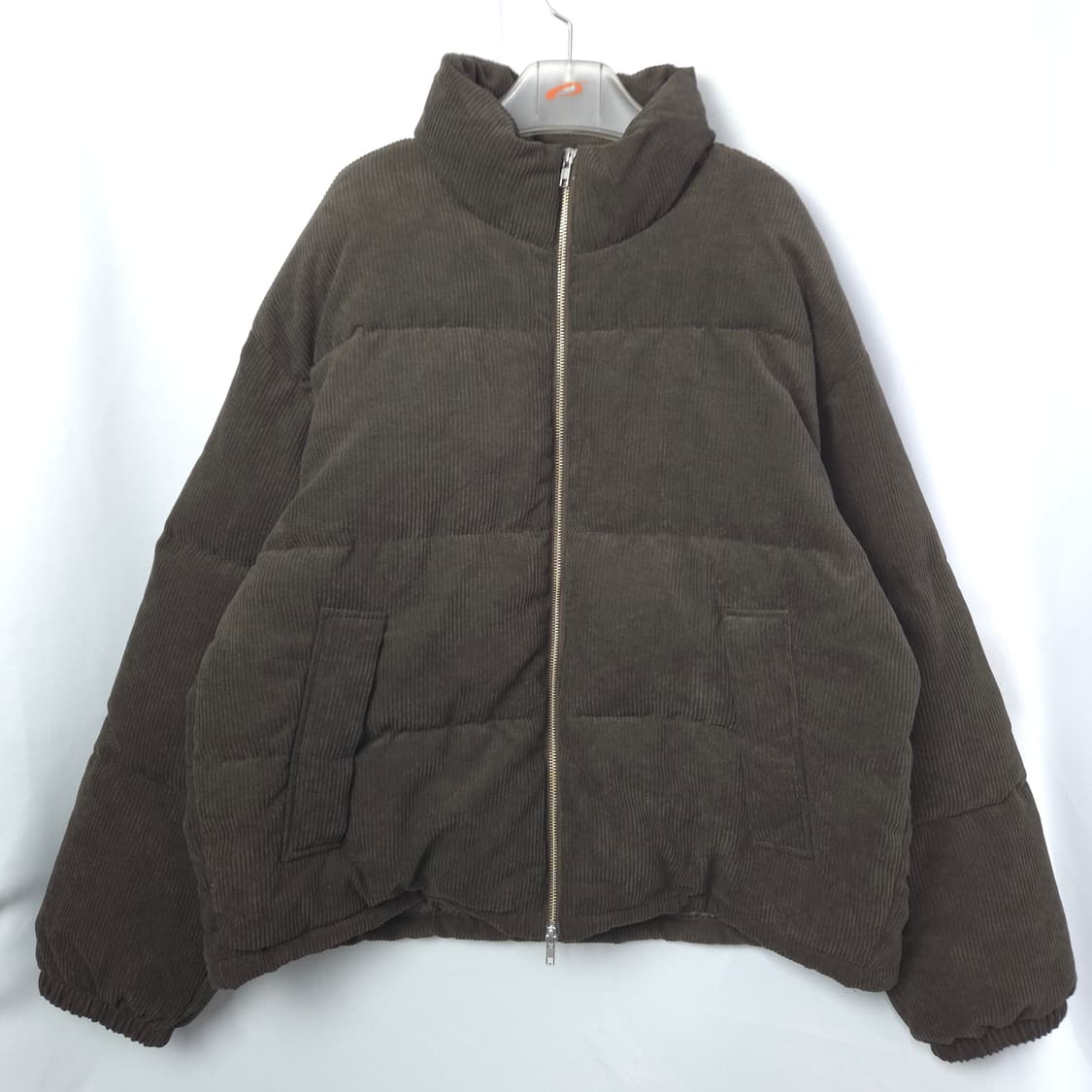 남 2XL(110)/ 골덴 코듀로이 다크브라운 패딩 상품이미지1